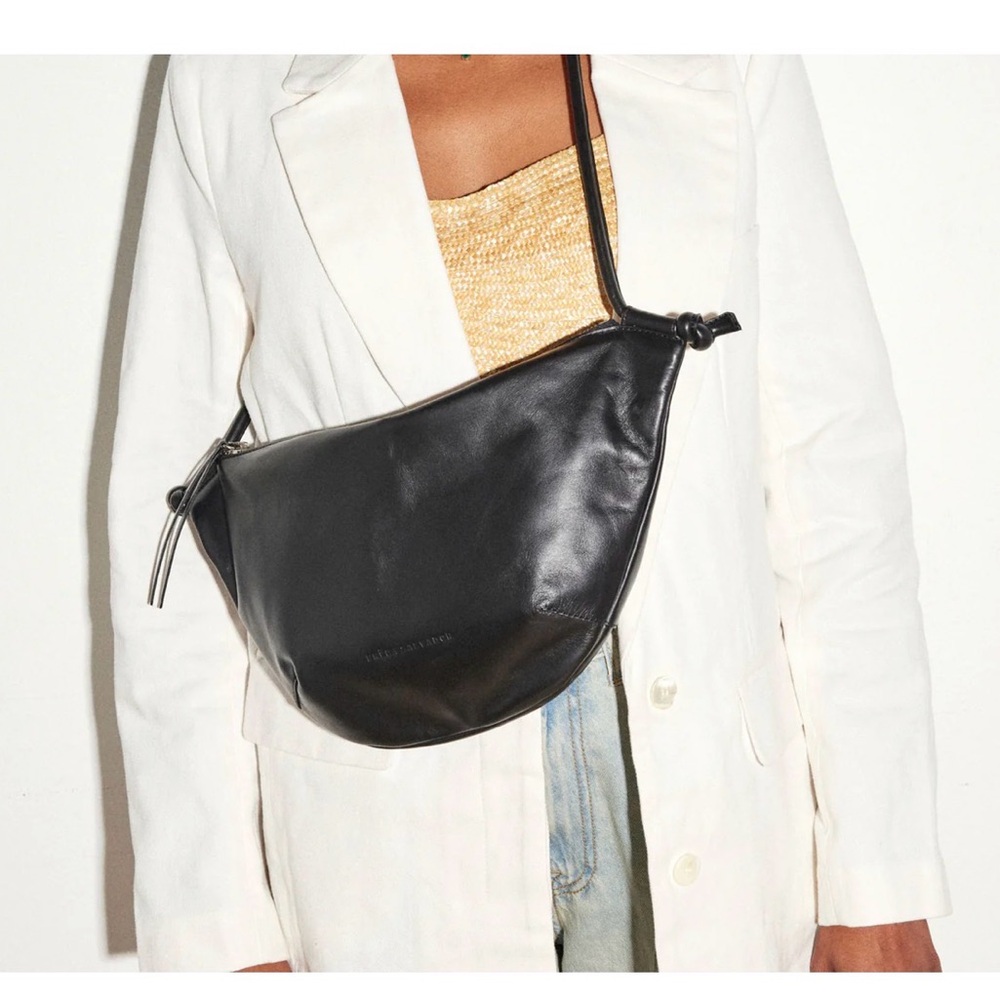 Freda Salvador Elodie Crescent Bag - Black, like new!